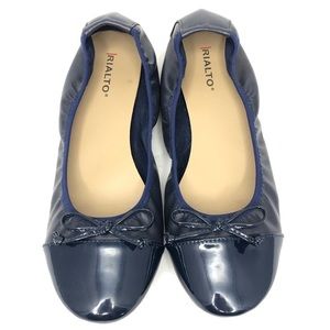 Navy blue flats Last chance!